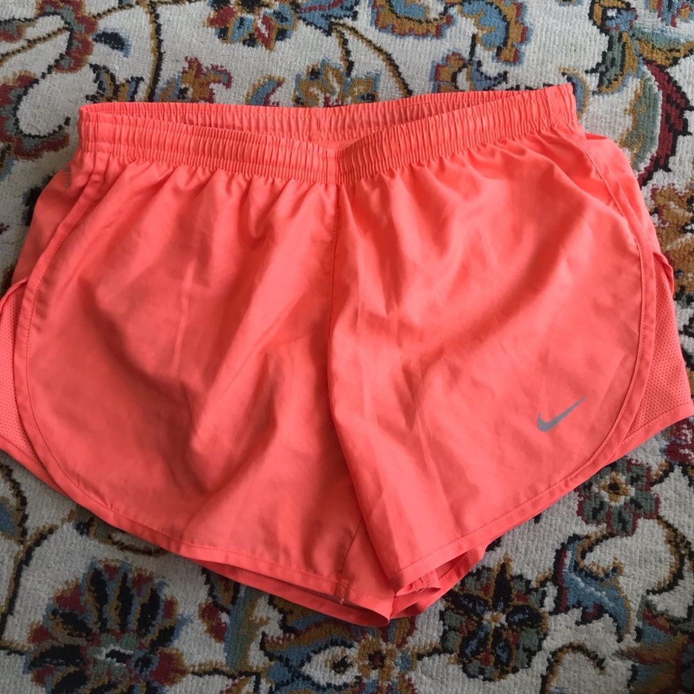 Neon Nike Dri-Fit Athletic Shorts